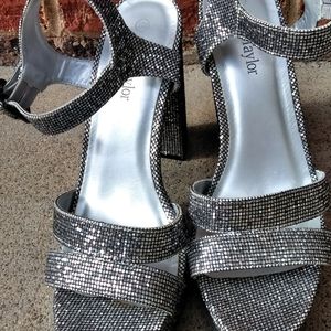 Sophia Taylor Rhinestone Heels 9M